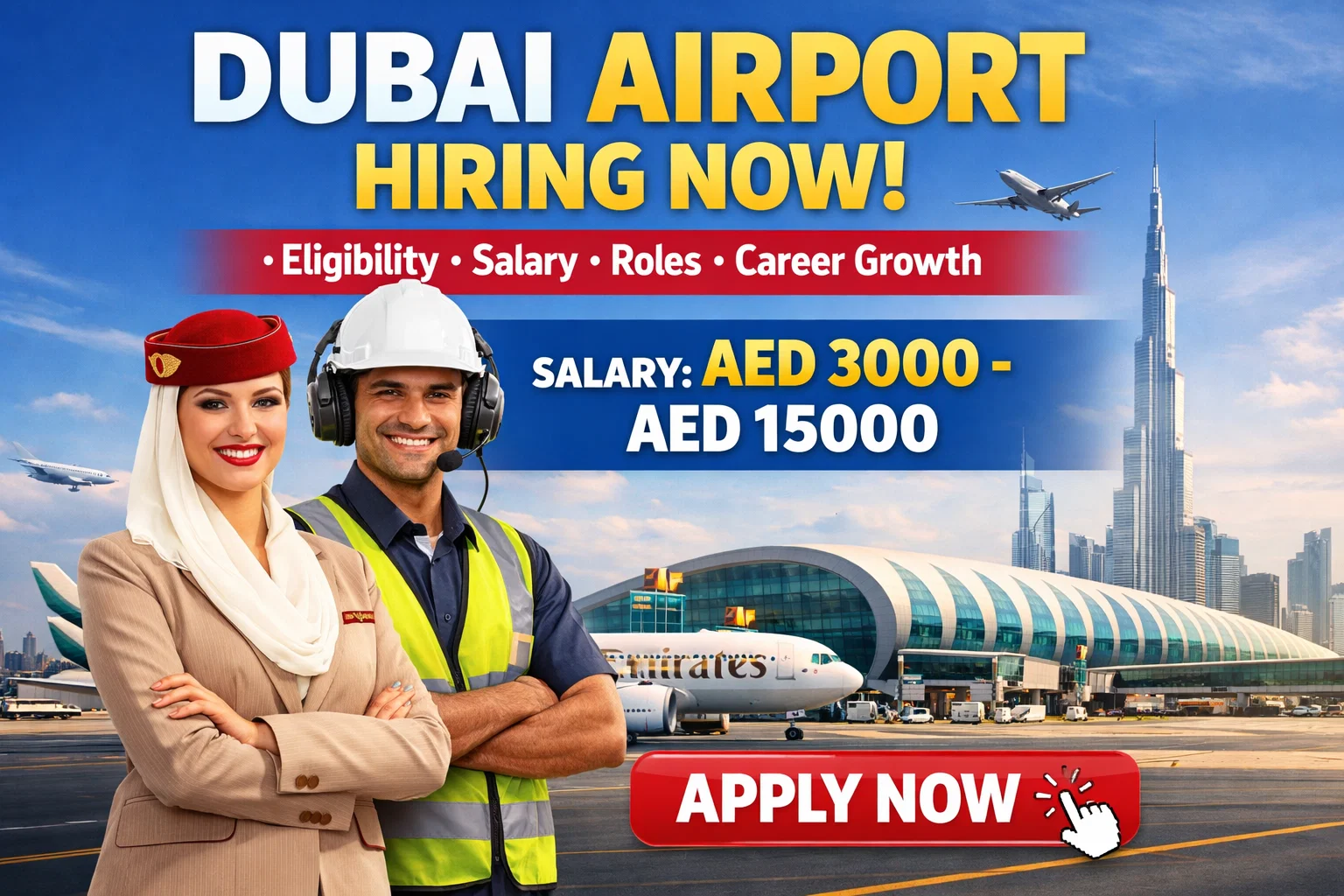 Dubai Airport Jobs Recruitment in UAE – Urgent Hiring – Apply Today ...